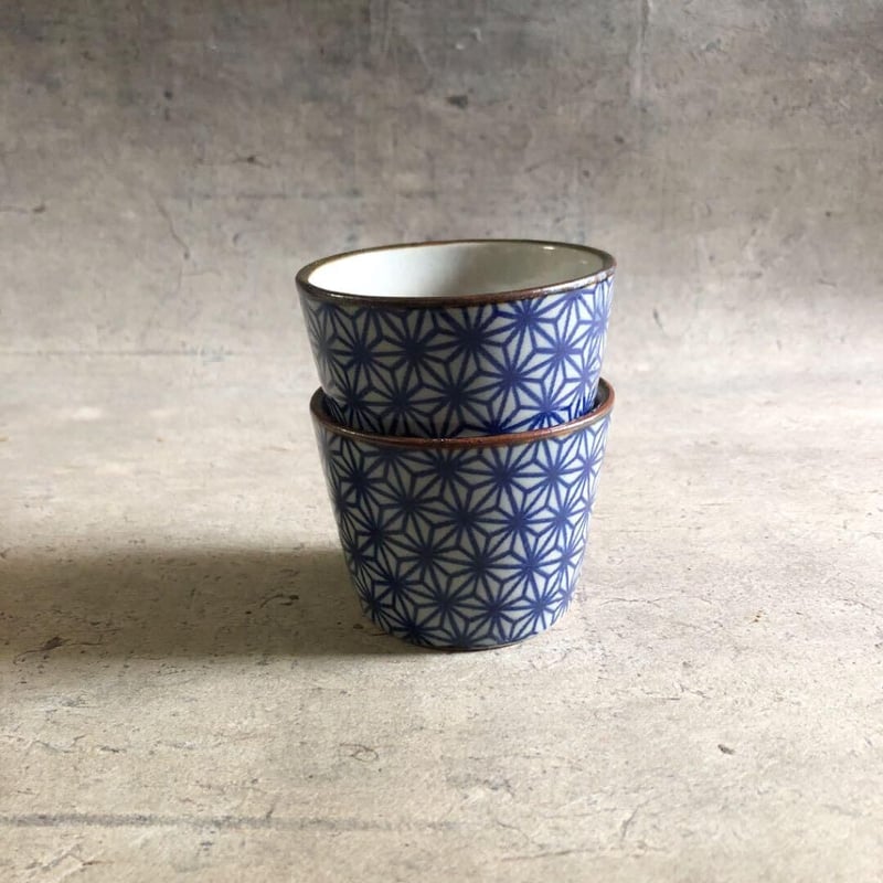 ◆希少美品 1880年頃（明治時代！古曽部焼き 素朴な染付 ぐいみ/お猪口 5客 Yahoo!オークション - 【希少品 酒器】明治期 美濃焼 名工 加藤