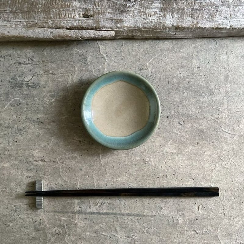 益子焼 渕青豆皿 | MatsuBokkuri