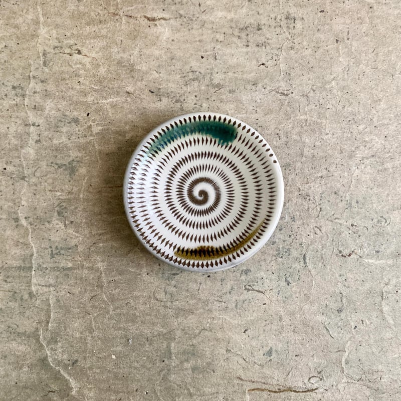 小石原焼 早川窯元 とびかんな打掛豆皿 | MatsuBokkuri