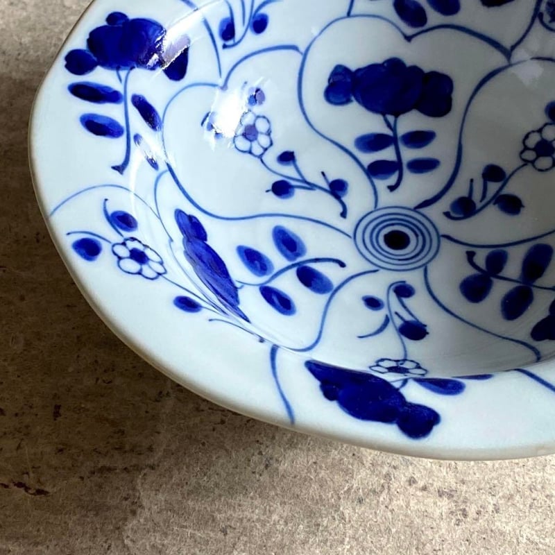 伊万里焼 徳七窯 なずなリム鉢 | MatsuBokkuri