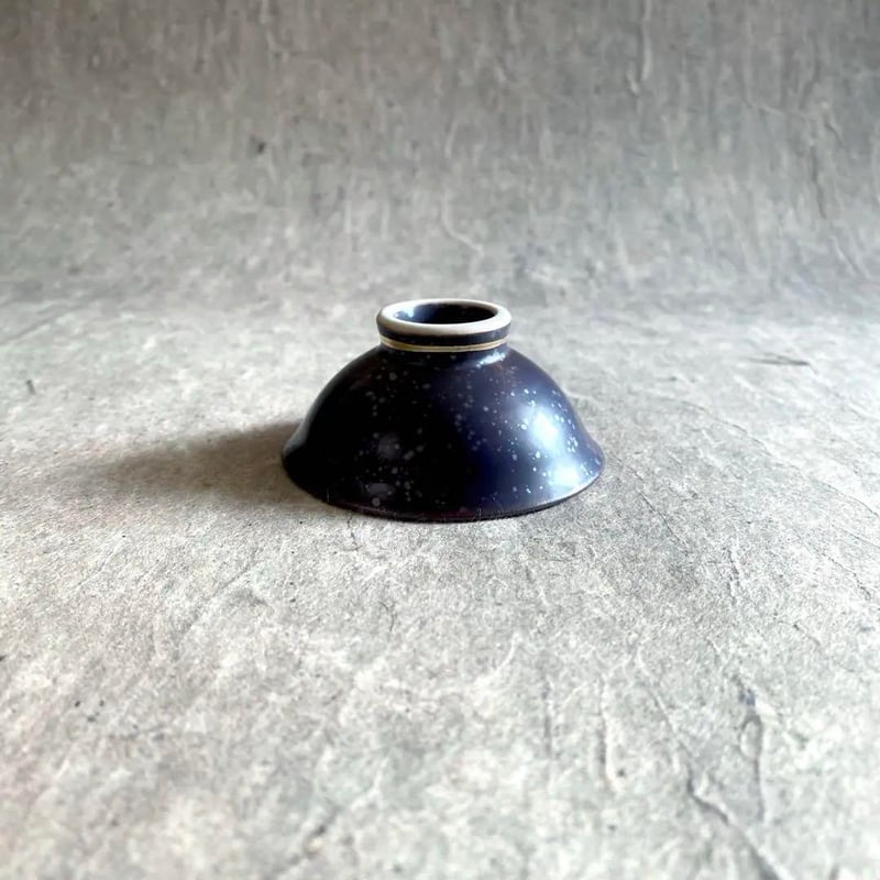 有田焼 陶悦窯 結晶掛分金塗り平盃 | MatsuBokkuri