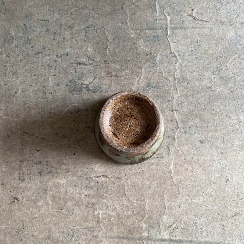 益子焼 古賀賢二 灰釉ぐい吞 | MatsuBokkuri