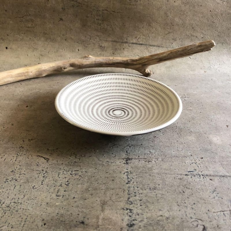 小石原焼 早川窯元 とびかんな6寸皿 | MatsuBokkuri