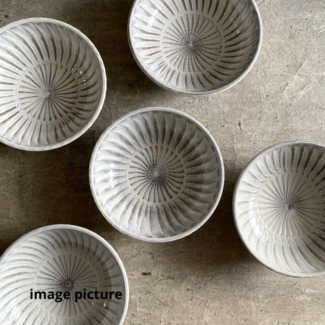 小石原焼 早川窯元 刷毛目平小鉢 | MatsuBokkuri