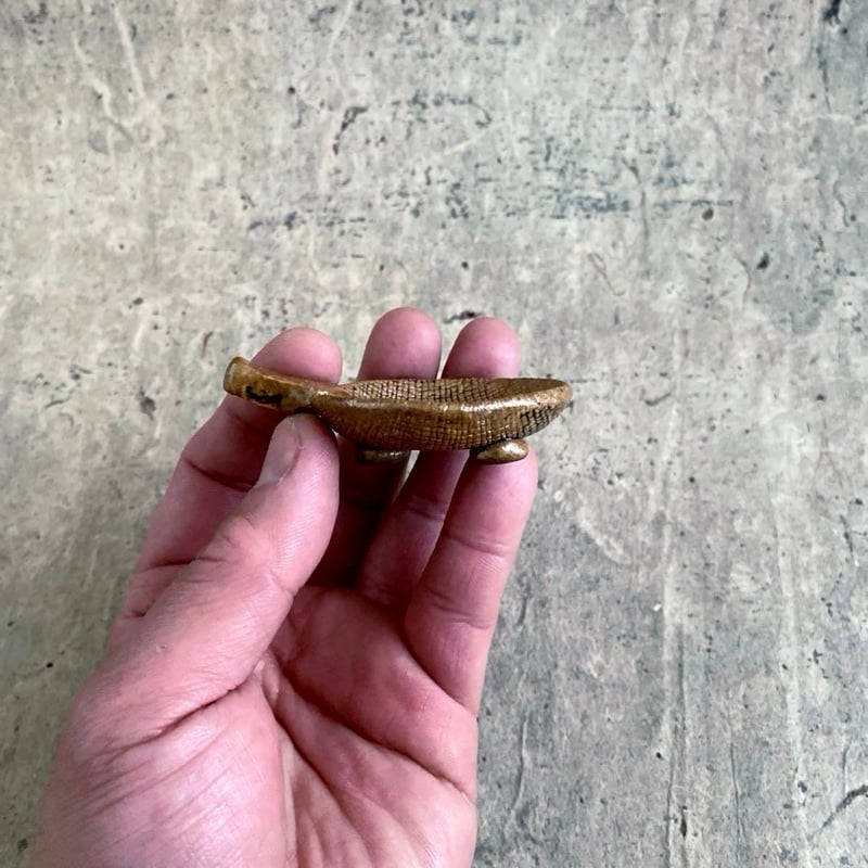 益子焼 古賀賢二 うちわ箸置豆皿 | MatsuBokkuri