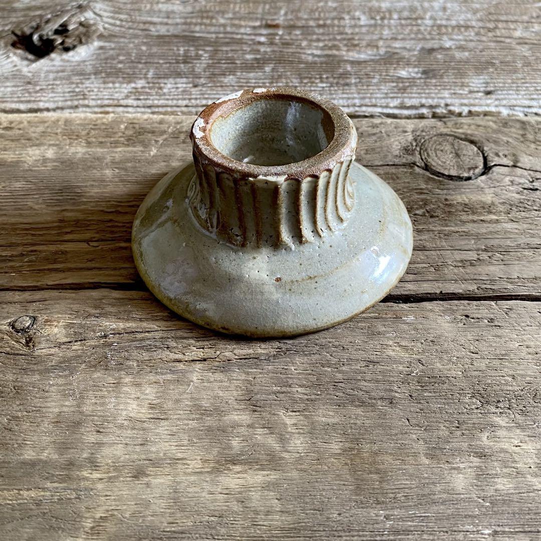 益子焼 日々是 窯変粉引高台小皿 | MatsuBokkuri