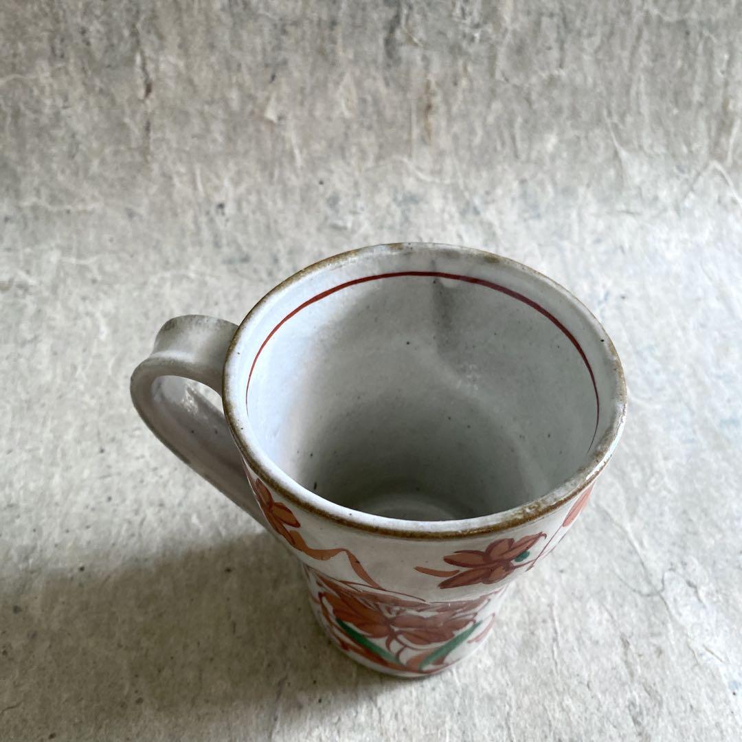 d*7様 斉山窯 太田恵 作 赤絵 マグカップ＆古染付 十草海老絵 蓋物 セット fit=scale-down,w=1200