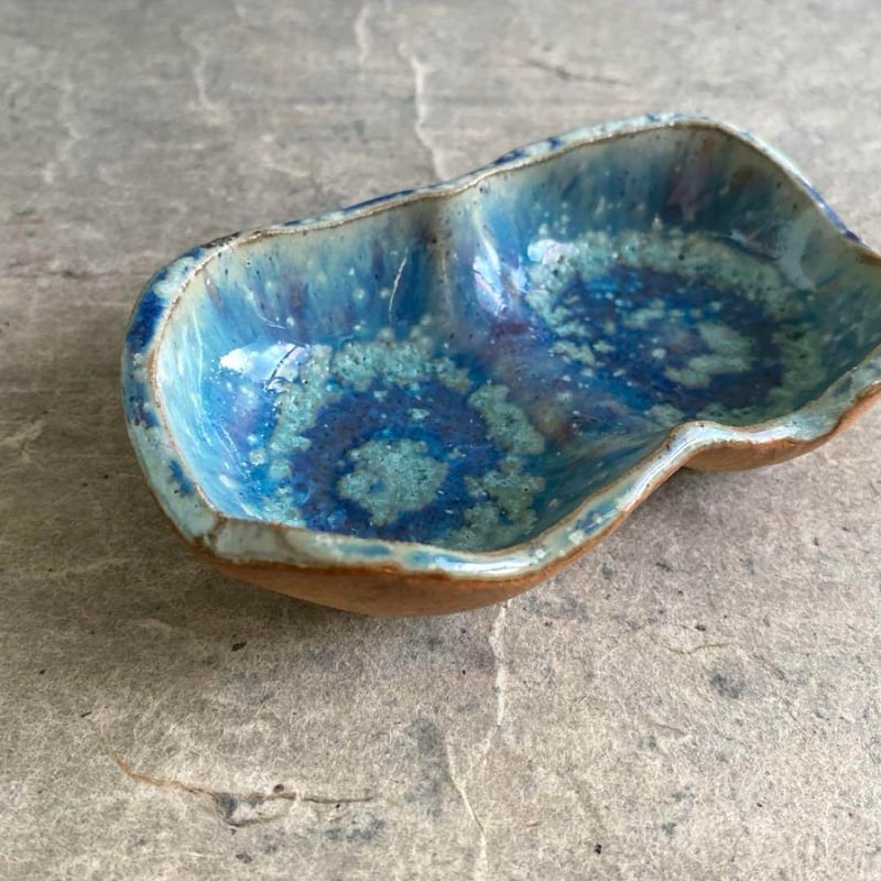 益子焼　皿　2枚 益子焼 笹舟皿（大） kinari わかさま陶芸 SENシリーズ 楕円 舟形