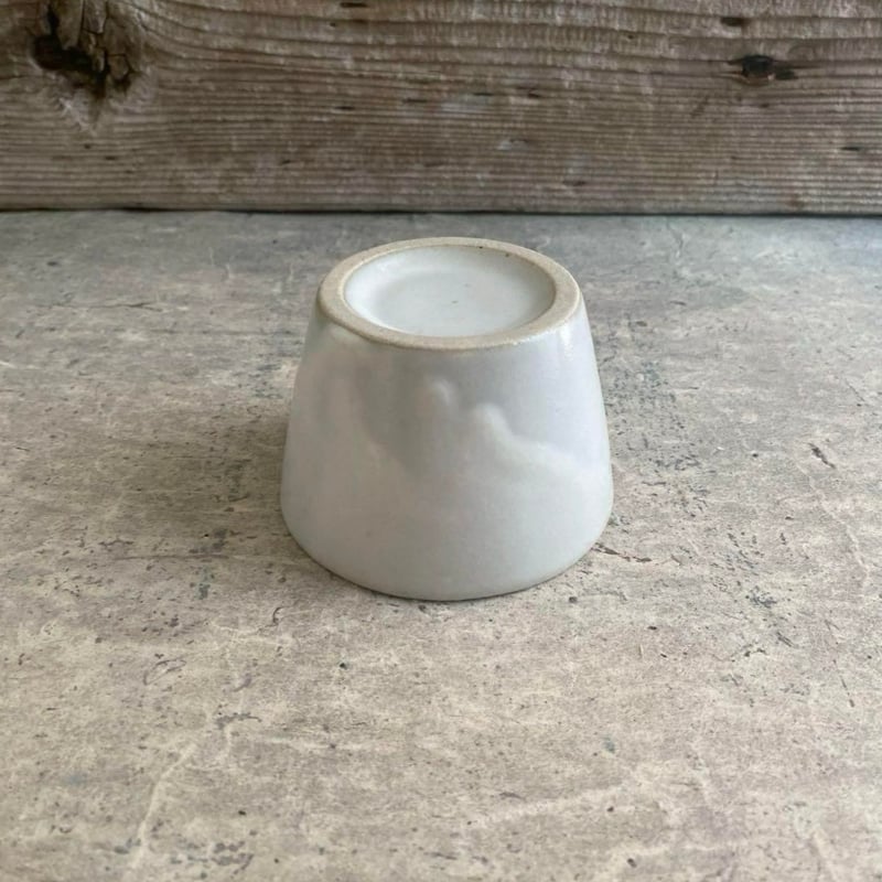 益子焼 白糠釉蕎麦猪口 | MatsuBokkuri