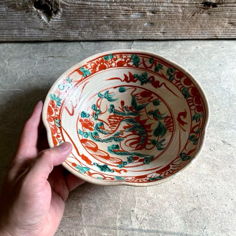 丹波焼き立杭焼丹文窯大西雅文作金継ぎ完品大皿