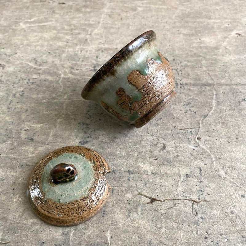 益子焼き　釉美三耳の壺 益子焼き 釉美三耳の壺 益子焼き釉美三耳の壺