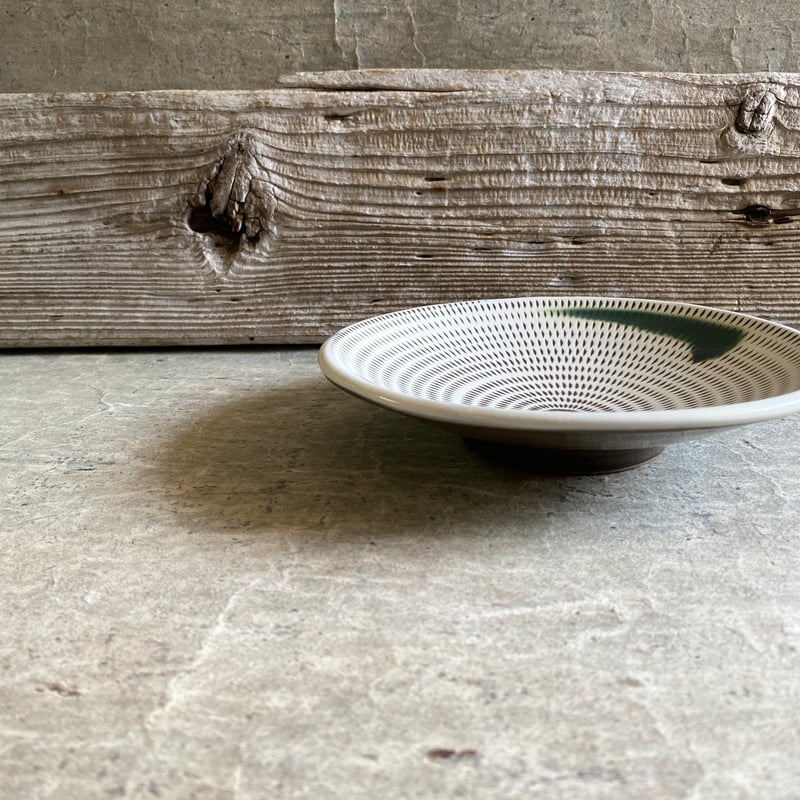 小石原焼 早川窯元 とびかんな打掛6寸皿 | MatsuBokkuri