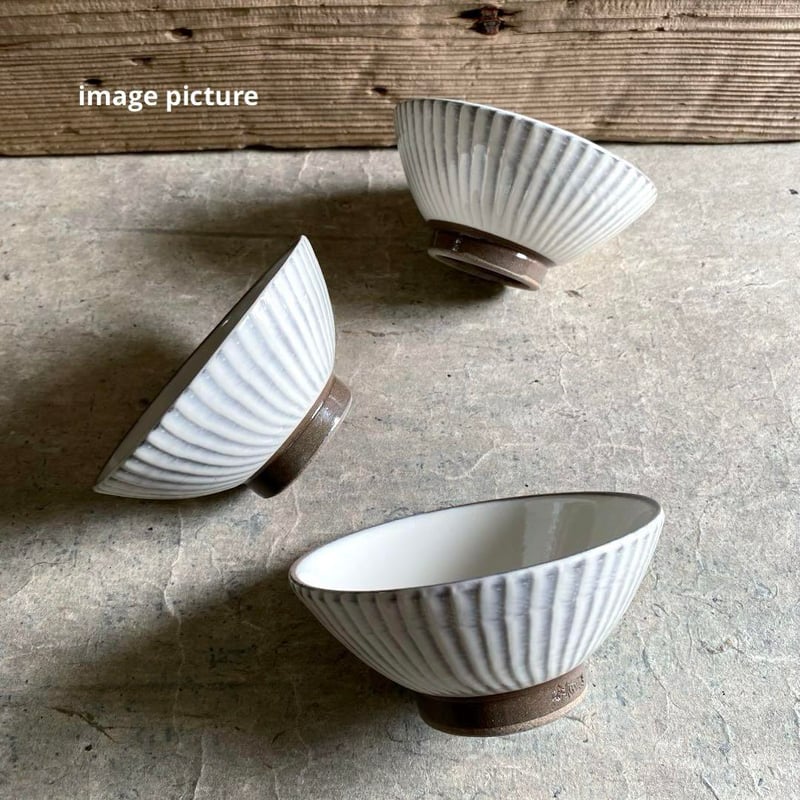 小石原焼 刷毛目 飯碗 | MatsuBokkuri