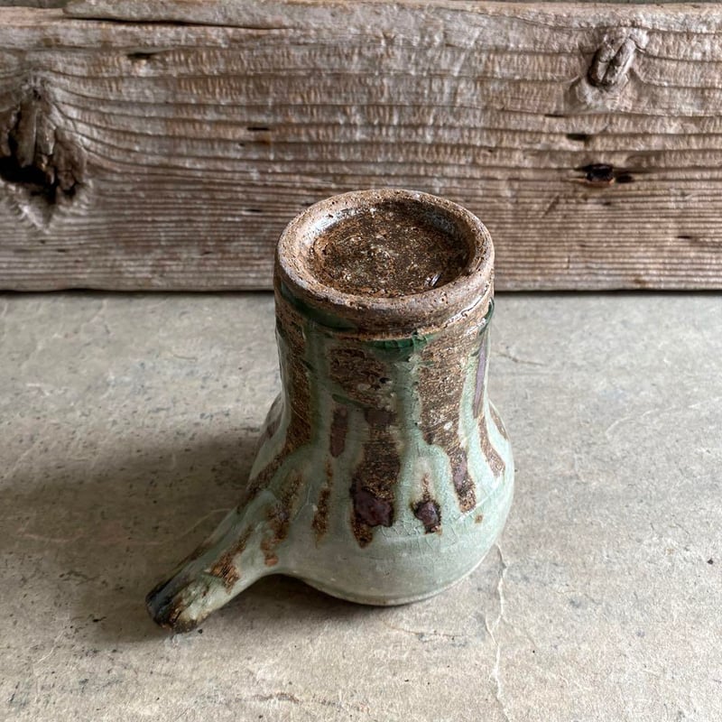 益子焼 古賀賢二 灰釉片口冷酒器 | MatsuBokkuri