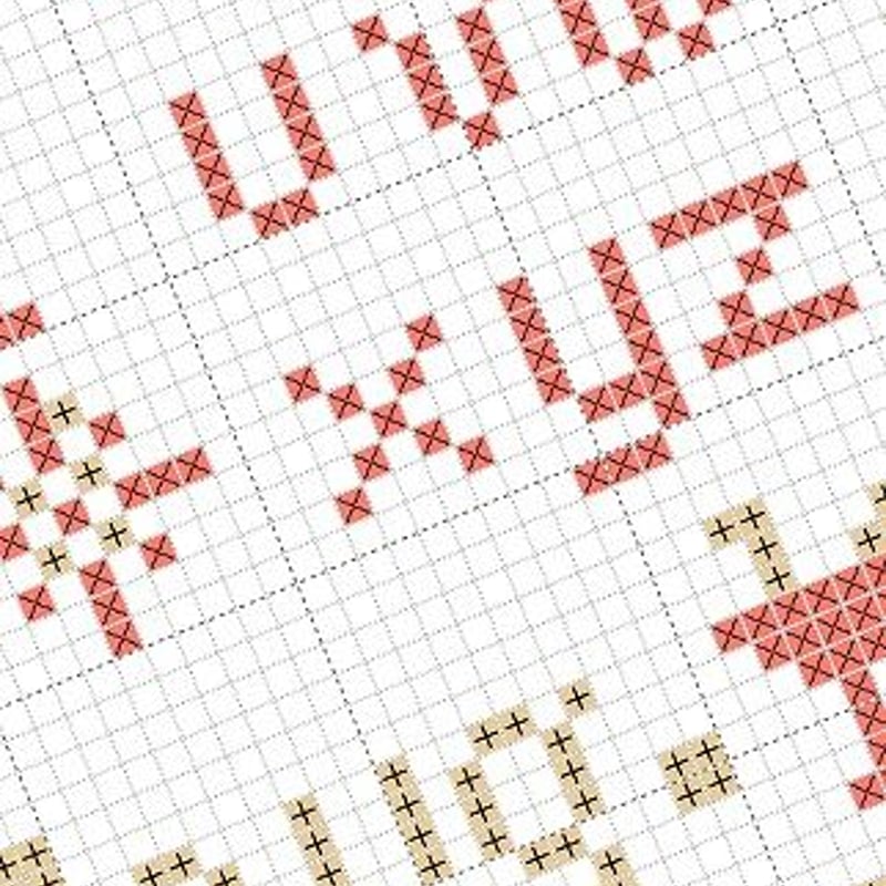 クロスステッチ パターン8枚付き 【公式通販】