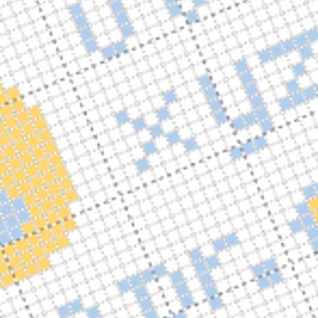 クロスステッチDL図案「季節を感じるクロスステッチサンプラー」4月ひよことうさぎ　刺繍図案cross-stitch pattern