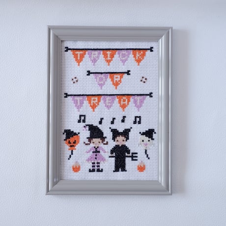 クロスステッチキット「可愛いハロウィンパーティ」㉚
