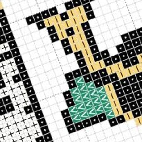 クロスステッチDL図案 『兜』端午の節句　こどもの日　クロスステッチDL図案 　Children's Day