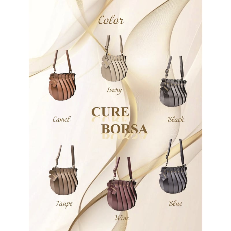 Cure Borsa スプリットレザーショルダーバッグ NO.46100 小売り希望