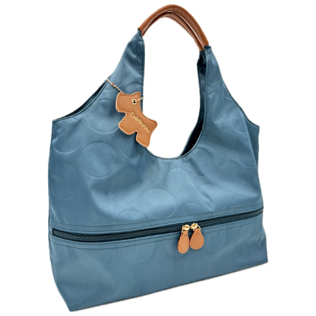 Cure Borsa（クーレボルサ） ナイロンドット柄エンボストートバッグ NO 