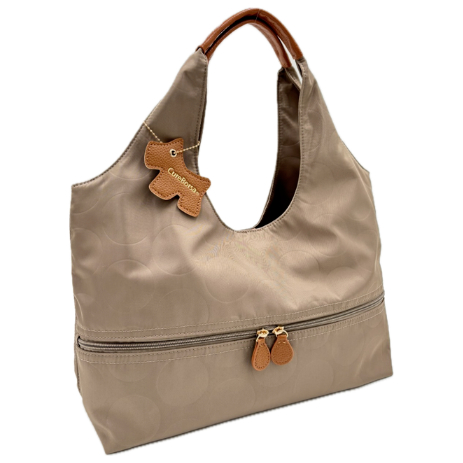 Cure Borsa（クーレボルサ） ナイロンドット柄エンボストートバッグ NO 