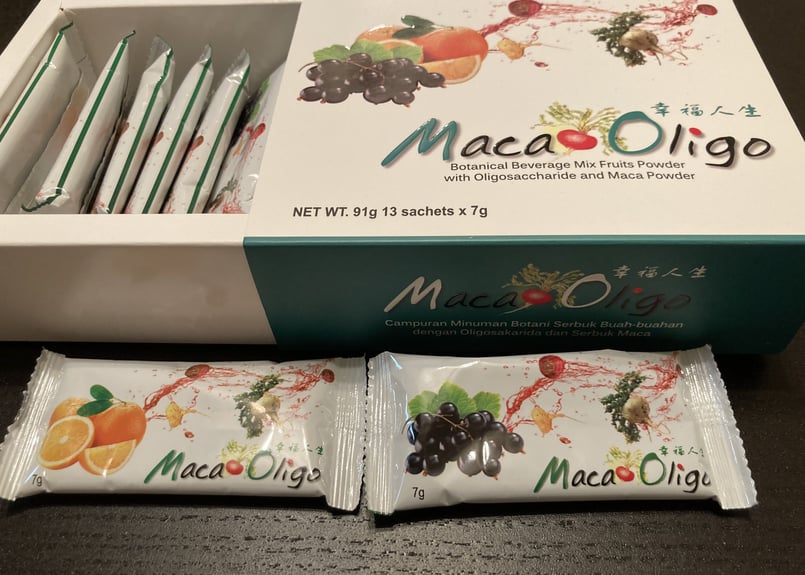マカオリゴ 幸福人生 粉末タイプフルーツ風味飲料 1箱新品未開封 マカオリゴ幸福人生 7g × 13袋 × 5箱セット❗️ | kenkolife！