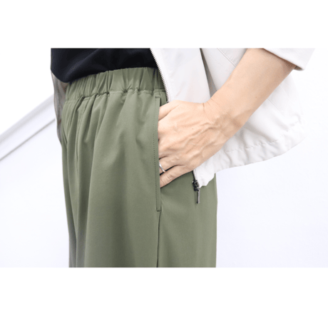 撥水4WAYストレッチワイドパンツ【72231】日本製