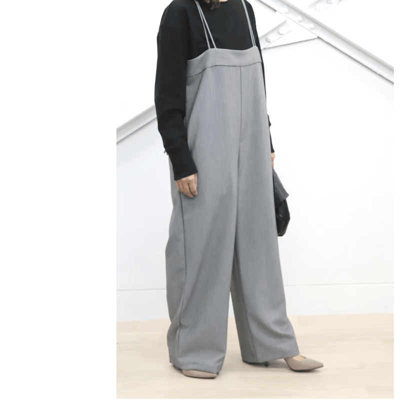 極美品 Number18 ohako サロペット オールインワン 黒 日本製 ビッグサロペット【71101】日本製 | nineteen bloom color