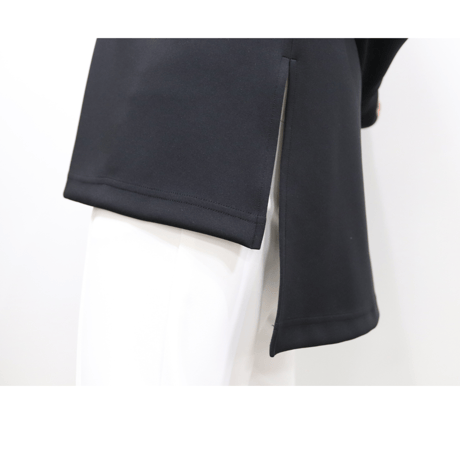 ダンボールニットフリルブラウス【ISBL-25109】日本製