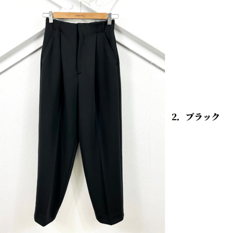 スウェットライクタックパンツ【98001】日本製