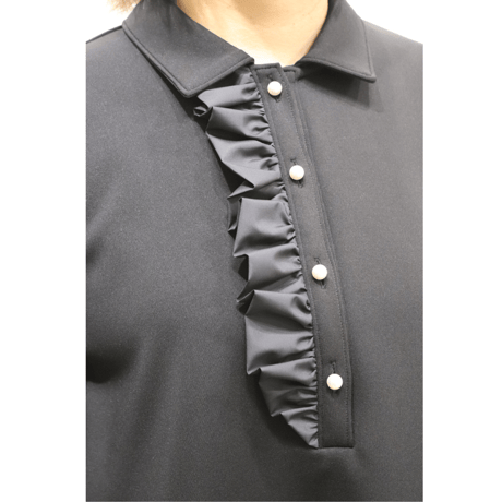 ダンボールニットフリルブラウス【ISBL-25109】日本製