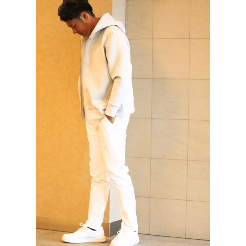 撥水ホワイトパンツ【73981】日本製 | nineteen bloom color