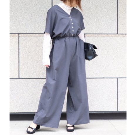 Katie 水色オールインワン Katie 水色オールインワン Katie 水色オールインワン サロペット
