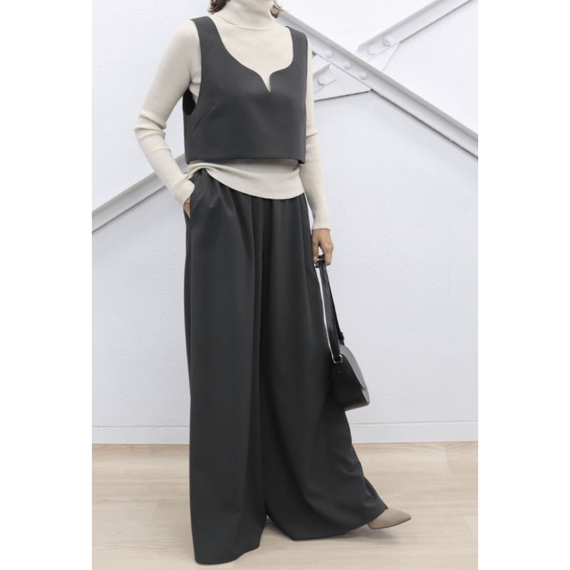 ワイドパンツ【73171】日本製 | nineteen bloom color