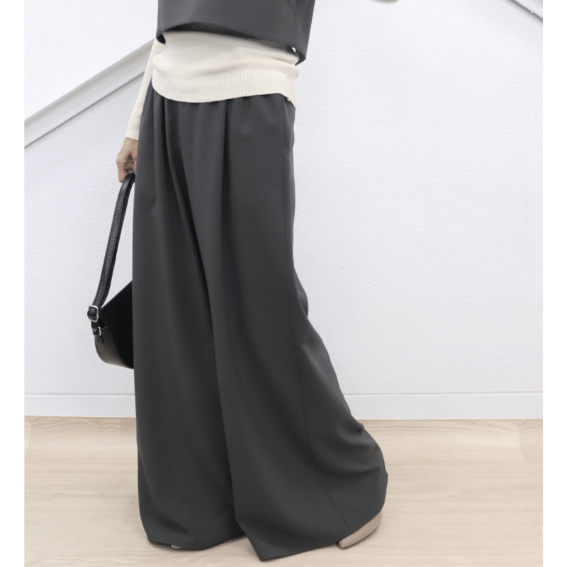 ワイドパンツ【73171】日本製 | nineteen bloom color ワイドパンツ【73171】日本製 | nineteen bloom color