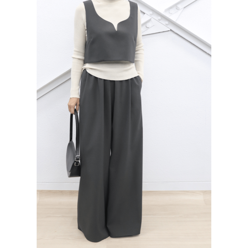 ワイドパンツ【73171】日本製 | nineteen bloom color