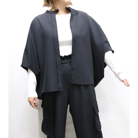 大人のバンドカラーシャツ【ISBL-25110】日本製