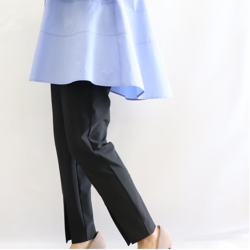 ストレッチセンタースリットパンツ【70141】日本製 | nineteen bloom color