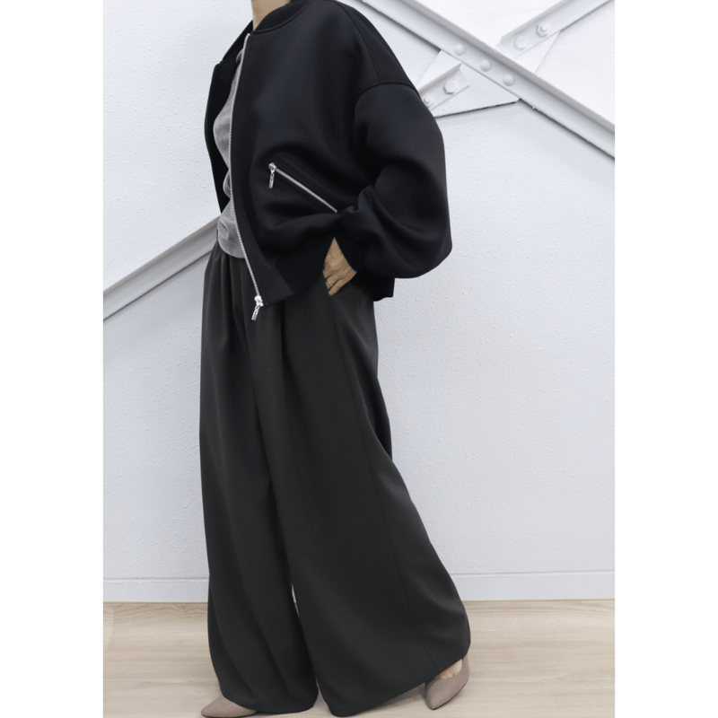 ワイドパンツ【73171】日本製 | nineteen bloom color