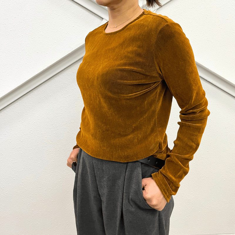 ベロアチュールトップス【71551】日本製 | nineteen bloom color