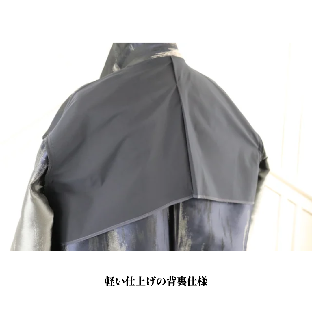 桐生産素材 ジャガード織りロングコート【99531】日本製 桐生産素材 ジャガード織りロングコート【99531】日本製