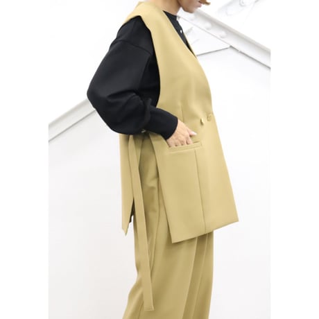 サイドオープンベスト【71951】日本製