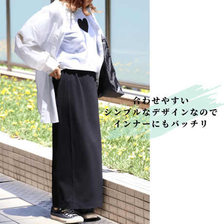 ハートプリントTシャツ【70931】日本製