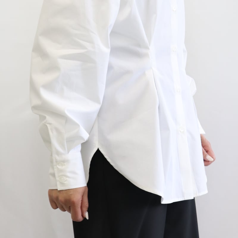 ballsey ホワイトペプラムシャツ サイズ36 BALLSEY（ボールジィ）の「ボーダーサッカー ペプラムブラウス