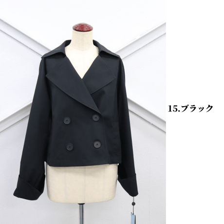 撥水ショートトレンチコート【71291】日本製