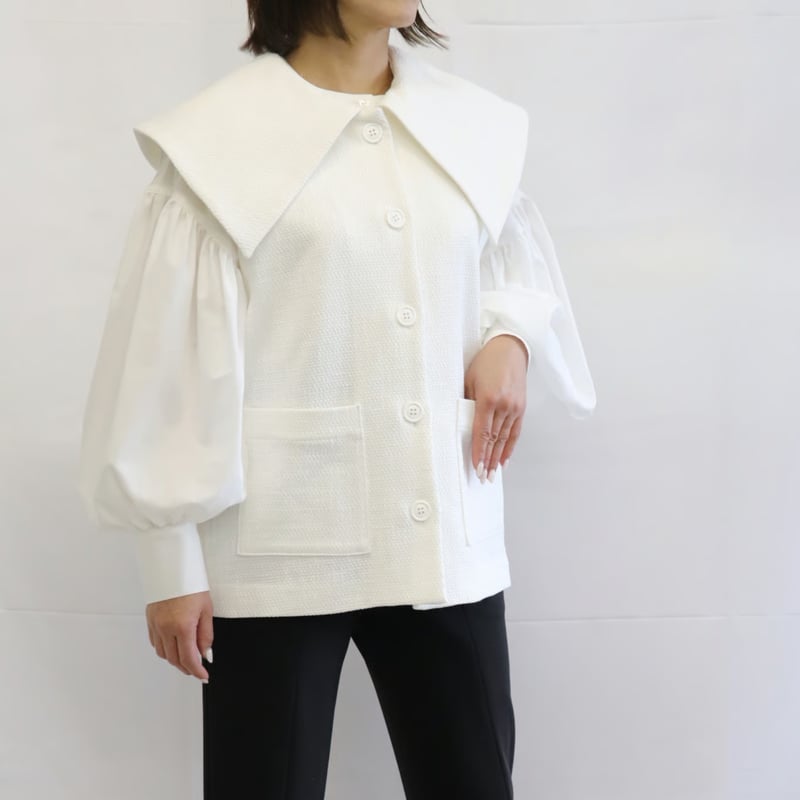 eLLa selectshopビッグカラーツイードジレミックス eLLa selectshopビッグカラーツイードジレミックス