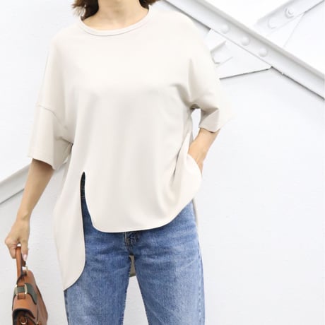 デザインヘムTシャツ【73071】日本製