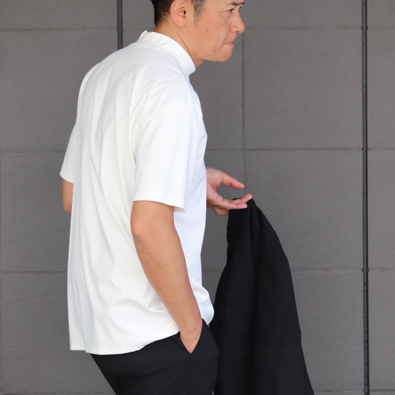 撥水無敵モックネックTシャツ【97021】日本製 | nineteen bloom