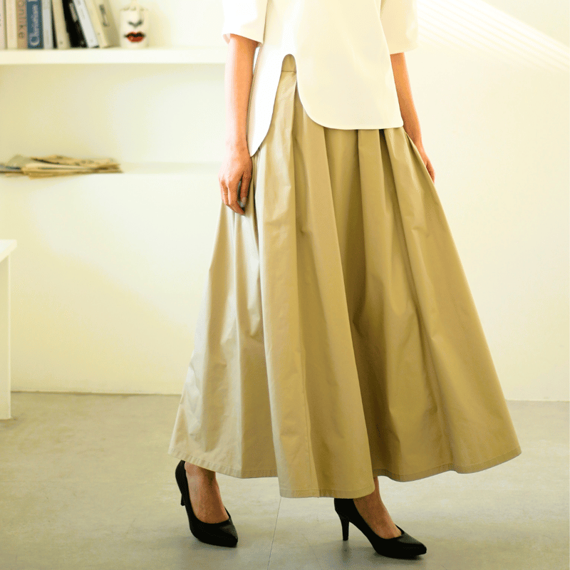 けい@ページ 毎日履きたくなるタフタスカート【ISSK-24107】日本製 | nineteen bloom