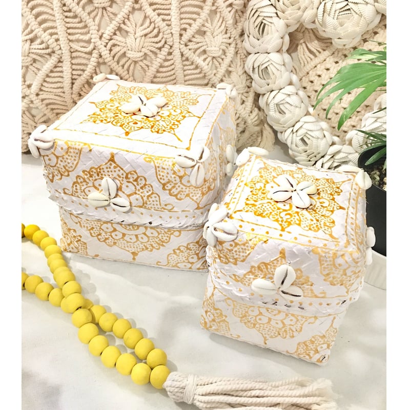 ビーズシェルバンブーBOX ② L ビーズシェルバンブーBOX ② L